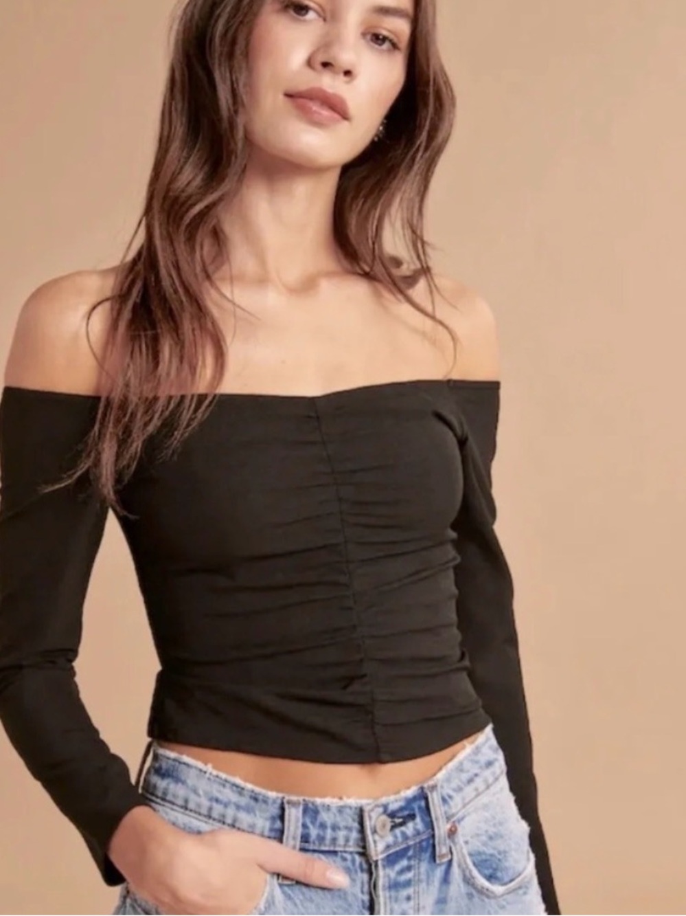 Abercrombie off the shoulder top